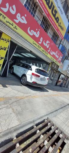 عکس کارشناسی و تشخیص رنگ خودرو آساک