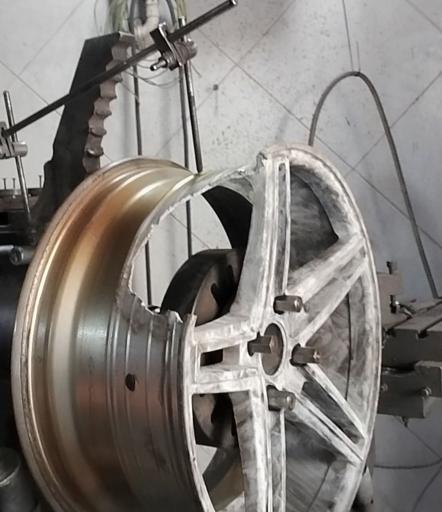 عکس جوشکاری آرگون و تابگیری رینگ تیموری