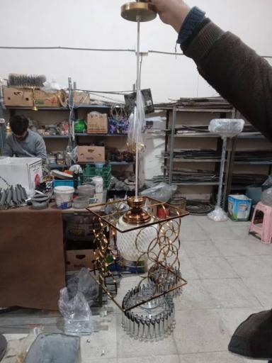 عکس برقکاری، نصب لوستر