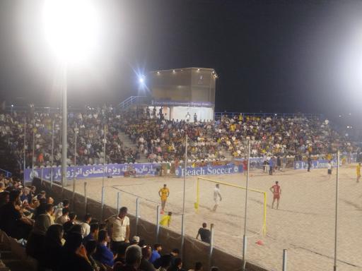 عکس ورزشگاه فوتبال ساحلی