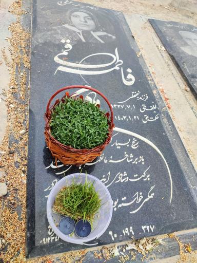 عکس مزار فاطمه قمی