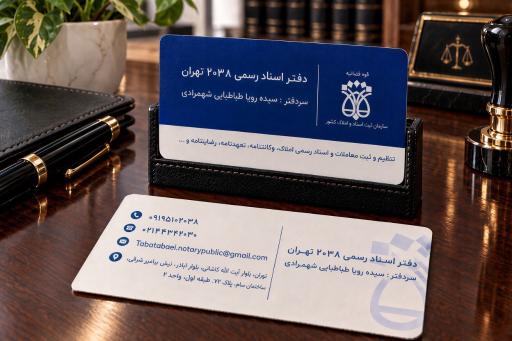 عکس دفتر اسناد رسمی ۲۰۳۸ تهران
