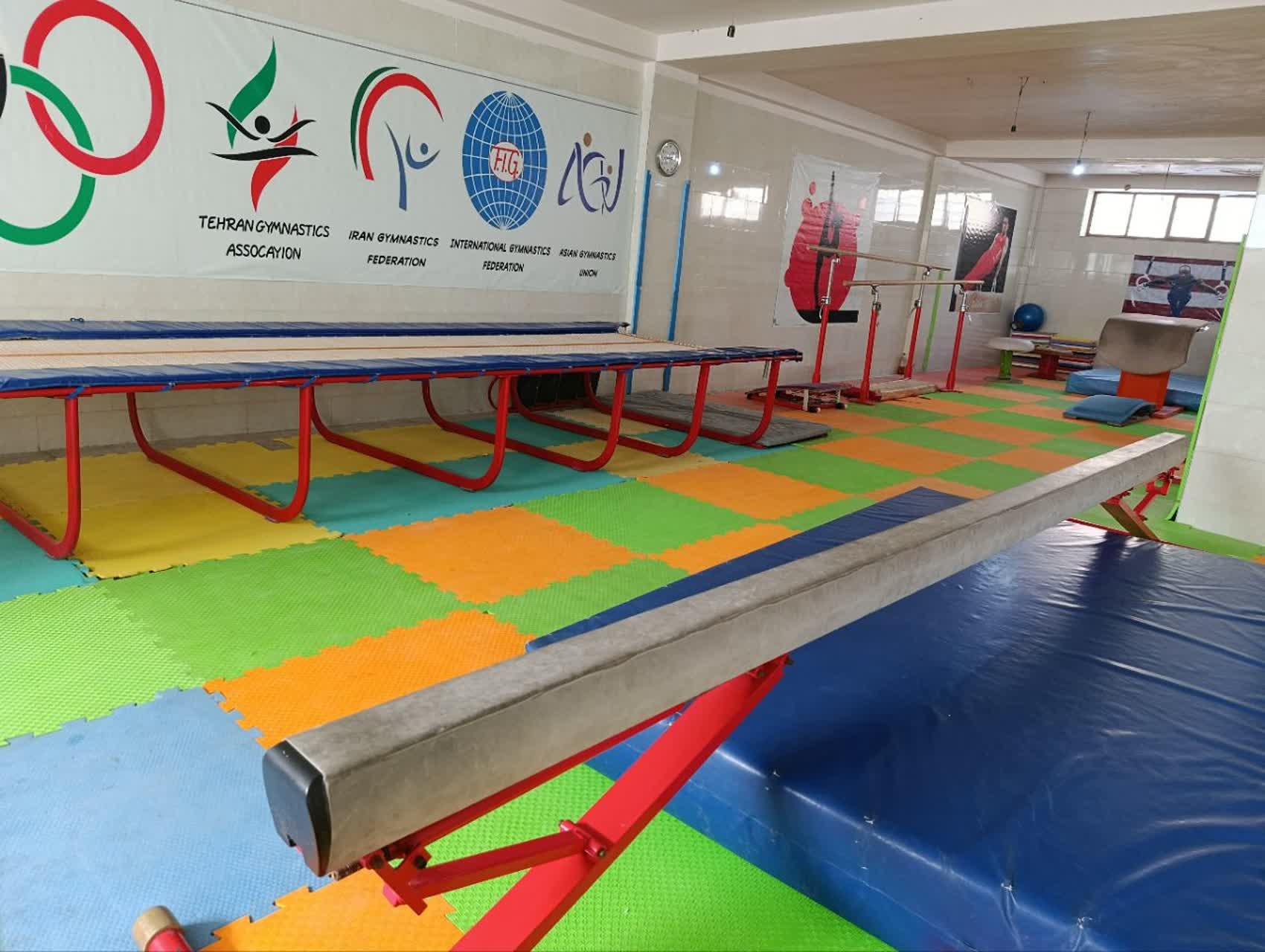 عکس سالن اختصاصی ژیمناستیک 