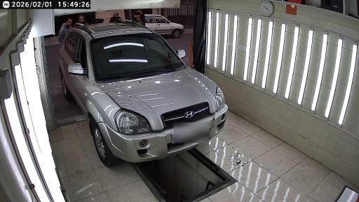 عکس کارشناسی و تشخیص رنگ فنی خودرو  رامین