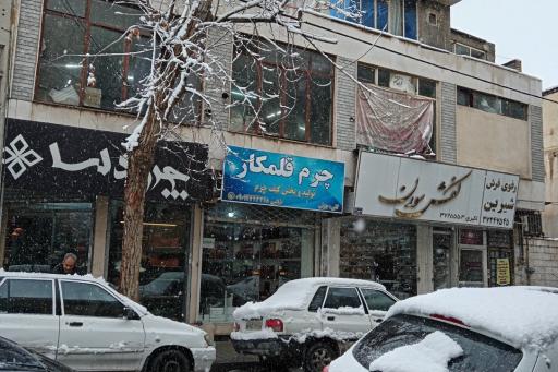 عکس چرم قلمکار