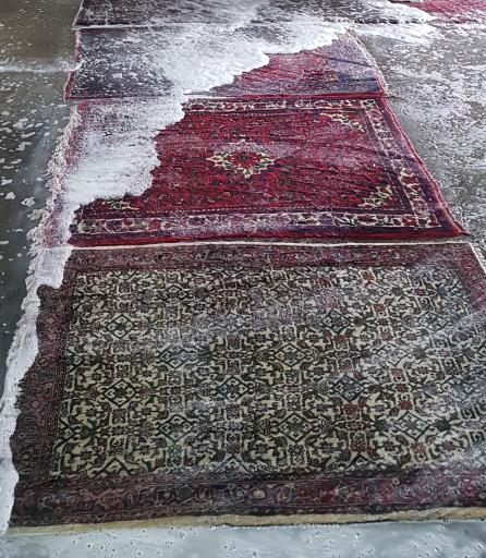 عکس قالیشویی هگمتانه همدان