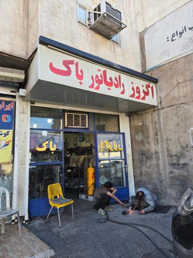 عکس اس بهروز اگزوز و رادیاتور 