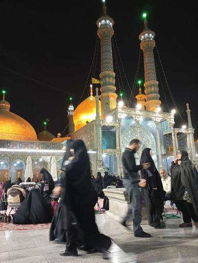 عکس حرم مطهر حضرت فاطمه معصومه