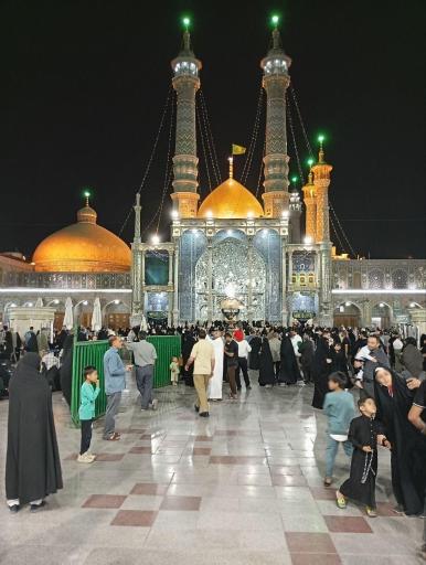 عکس حرم مطهر حضرت فاطمه معصومه