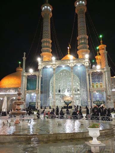 عکس حرم مطهر حضرت فاطمه معصومه