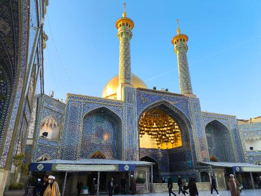 عکس حرم مطهر حضرت فاطمه معصومه