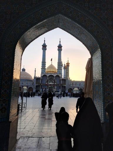 عکس حرم مطهر حضرت فاطمه معصومه