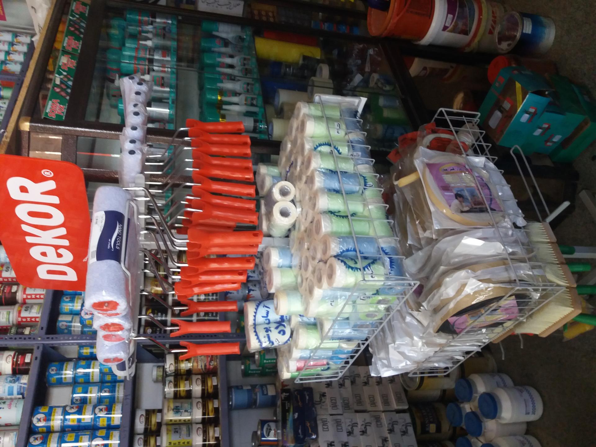 عکس چسب و رنگ عسگری