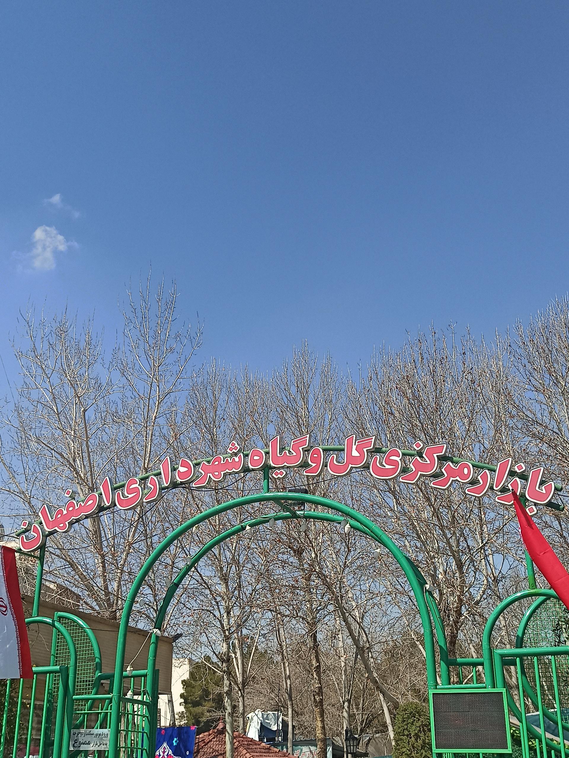 عکس بازار مرکزی گل و گیاه شهرداری اصفهان (همدانیان)