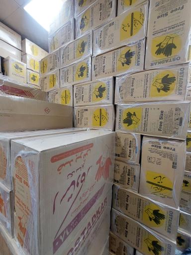عکس پخش کالای دستکش استادکار غفور رسولیان