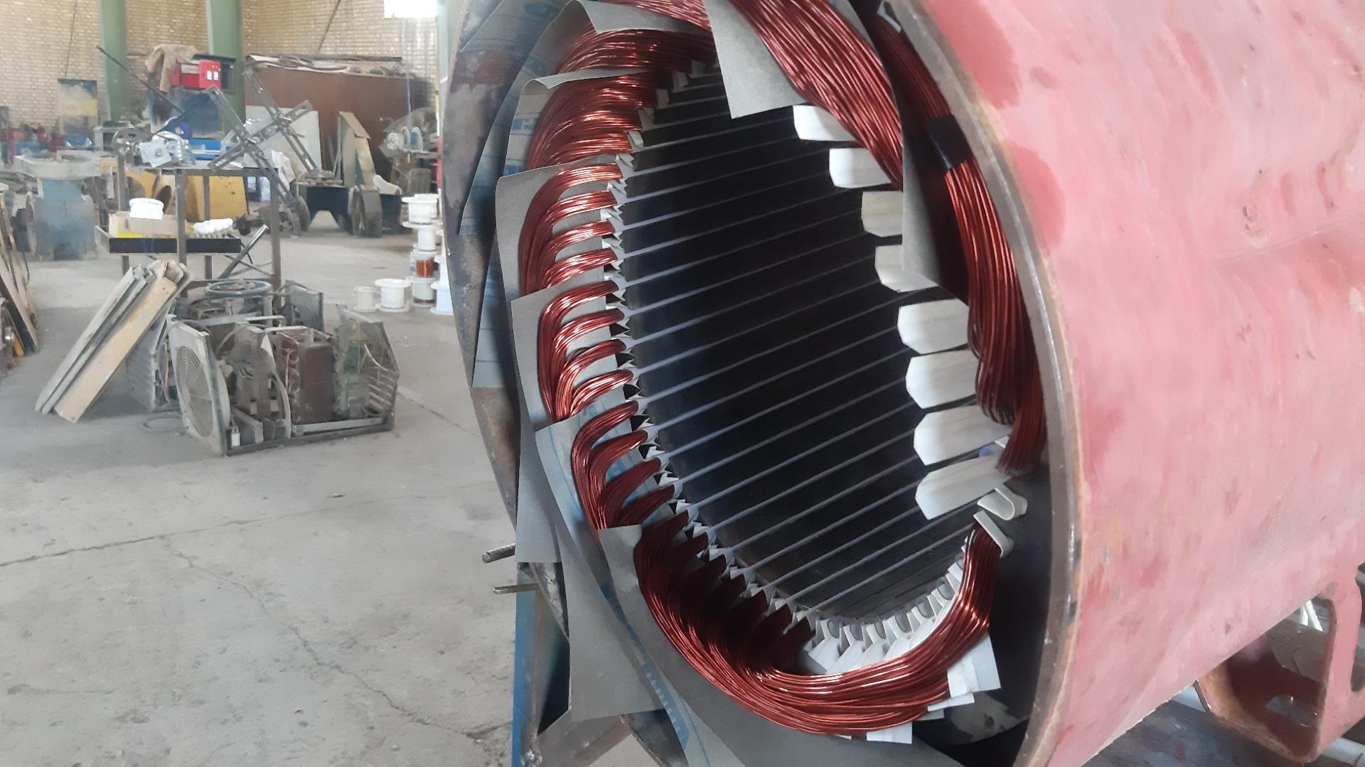 عکس تعمیر ژنراتور رشیدی