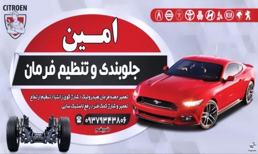 جلوبندی و تنظیم فرمان امین