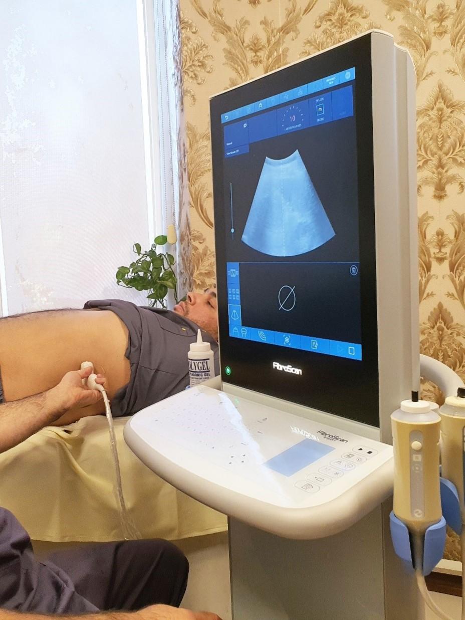 عکس کلینیک فیبرو اسکن کبد