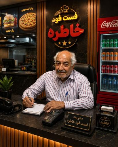 عکس رستوران ایرانی وفست فود خاطره