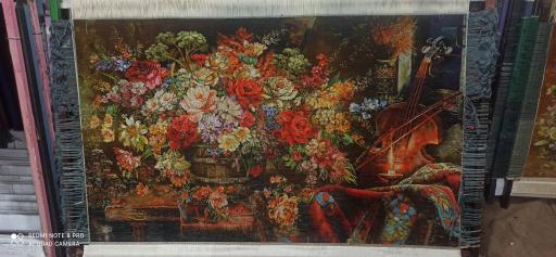 عکس گالری تابلو فرش دستبافت گلی