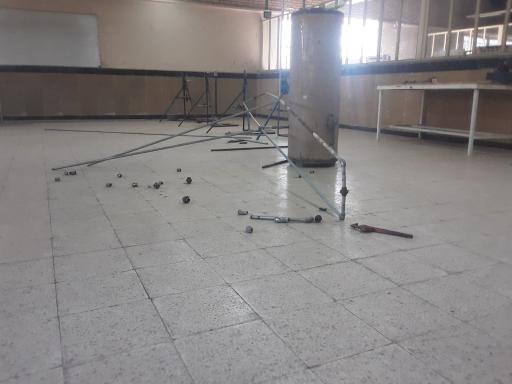 عکس کارگاه ساختمان دانشگاه فنی حرفه ای شهید قاضی طباطبایی 