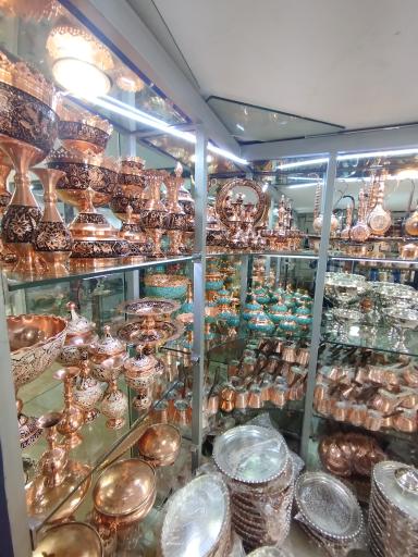 عکس پخش عمده ظروف مسی 