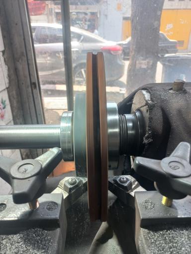 تراشکاری دیسک ترمز درجا و ثابت عموحسن