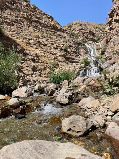 عکس آبشار برگ جهان