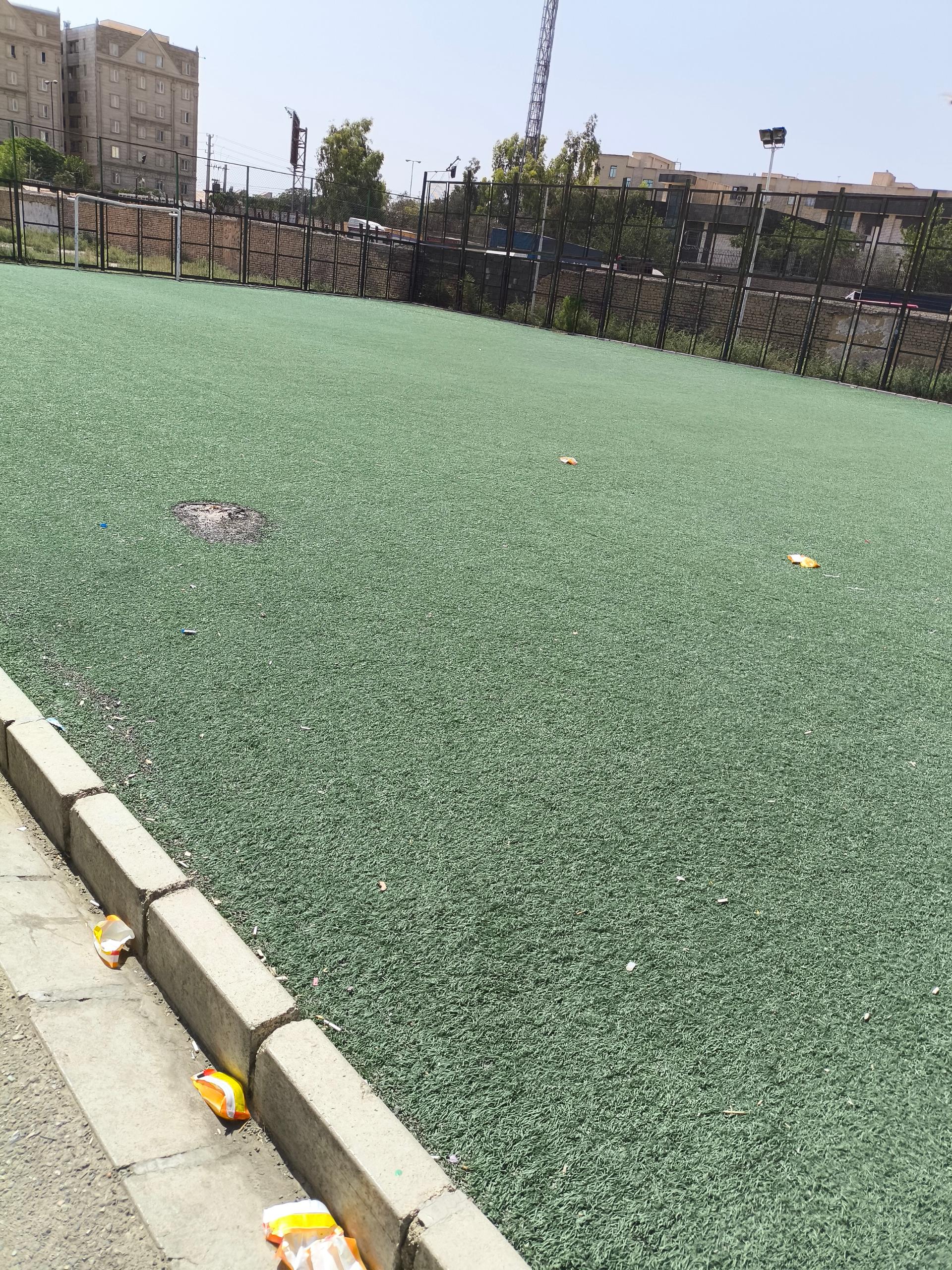 عکس زمین فوتبال تقی آباد