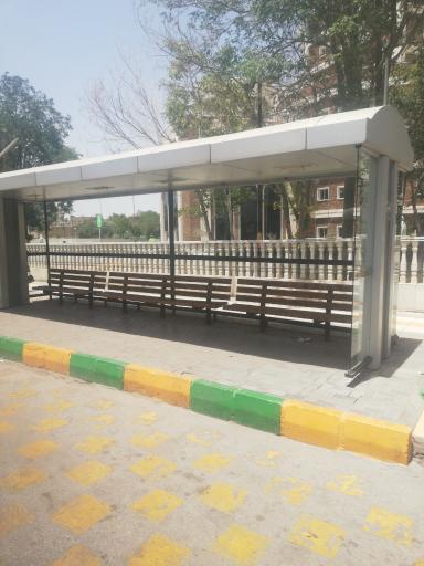عکس ایستگاه اتوبوس بیمارستان هاشمی نژاد