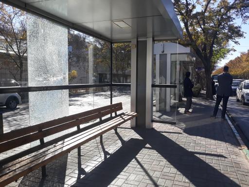 عکس ایستگاه اتوبوس پایانه فلسطین