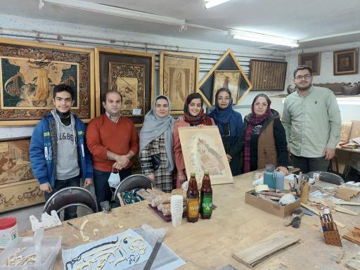 عکس آموزشگاه هنرهای سنتی کتیبه