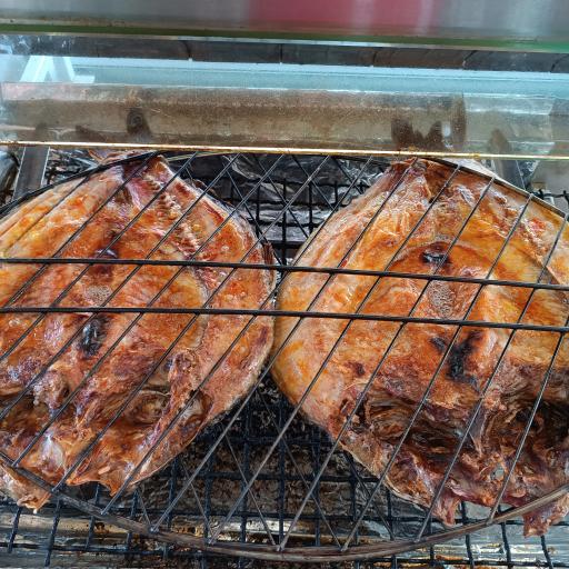 کباب سنتی نان تنوری ماهی کباب