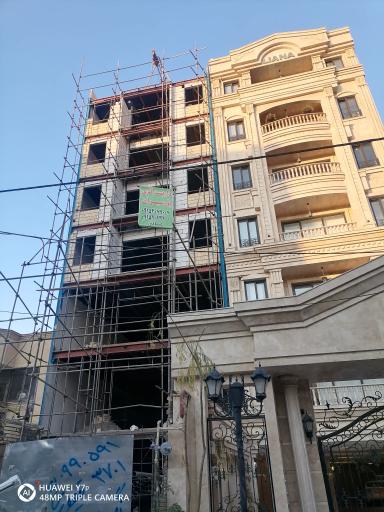 عکس داربست فلزی پارسیران تخته زیر پا 