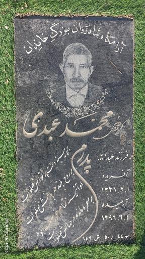 عکس مرحوم محمد عبدی