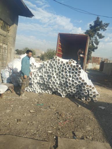 عکس انبار لوله اتصالات فاضلاب قربانی و زینلی 