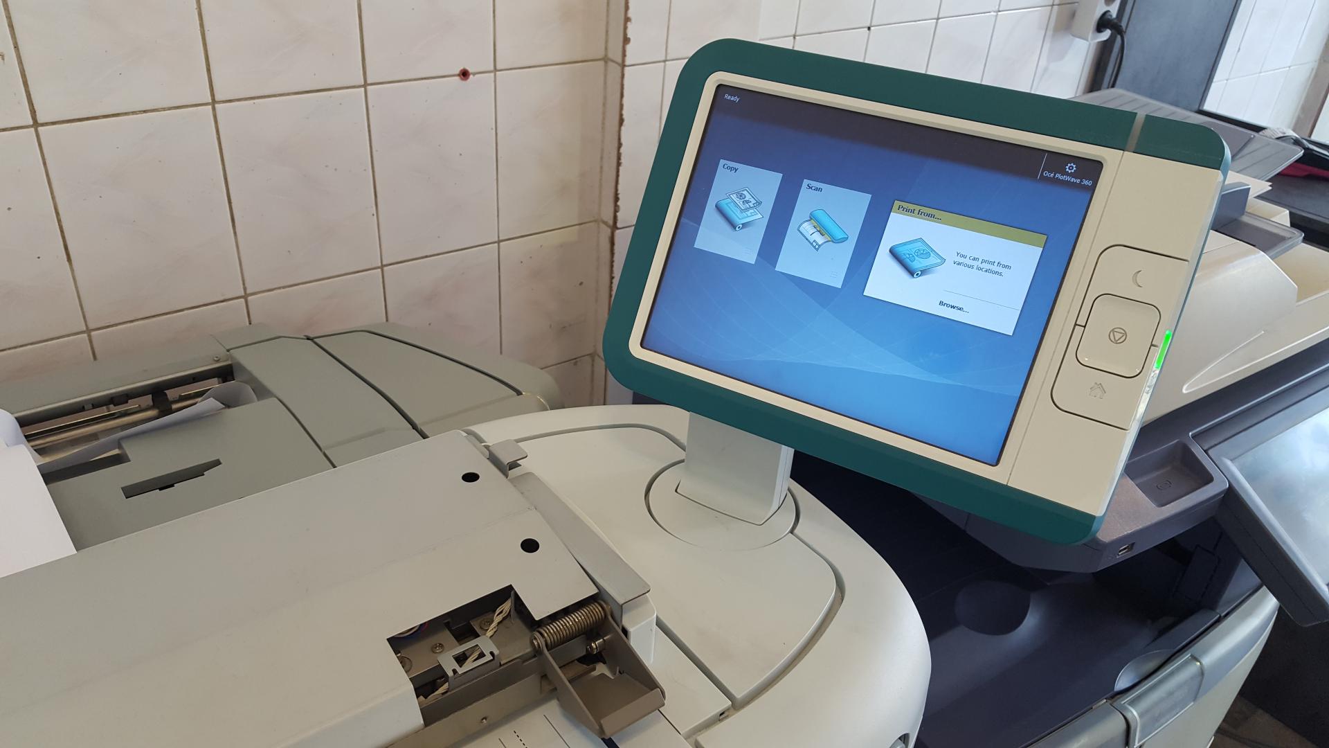 عکس چاپ نقشه و فتوکپی