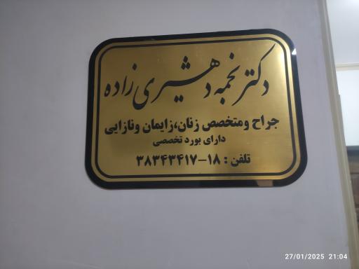 عکس دکتر نجمه دهشیری زاده 