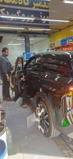 عکس تنظیم فرمان و تعویض روغن جباری