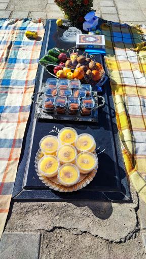 عکس مزار زهرا ذاکری