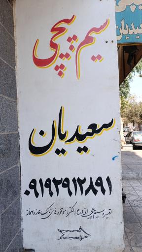عکس سیم پیچی سعیدیان