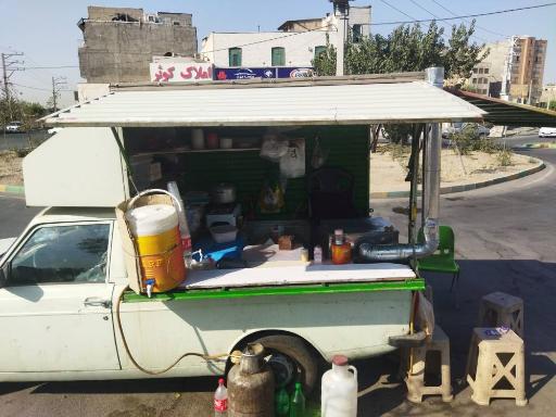 عکس سیب زمینی تخم مرغ داغ تنوری عمو غلام