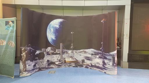 عکس آسمان نمای گنبد مینا (پلانتاریوم)