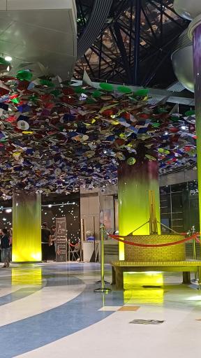 عکس آسمان نمای گنبد مینا (پلانتاریوم)