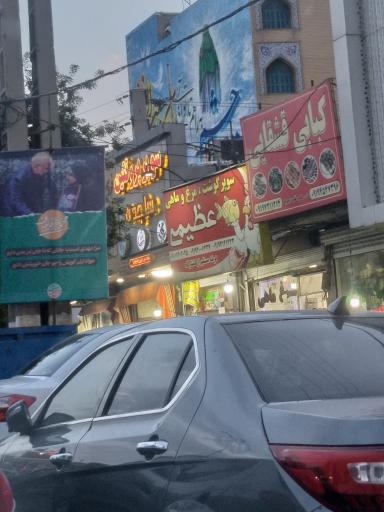 عکس مرغ و گوشت عظیمی