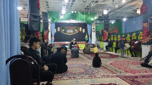 عکس خیمه حسینی هیأت رزمندگان اسلام یزدانشهر 