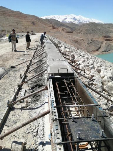 عکس کارگاه جدول سنگفرش آسفالت