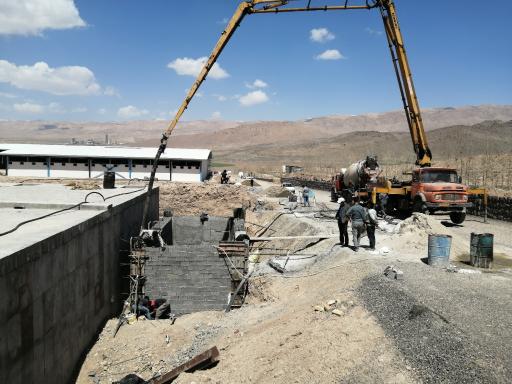 عکس کارگاه جدول سنگفرش آسفالت