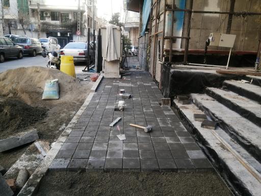 کارگاه جدول سنگفرش آسفالت