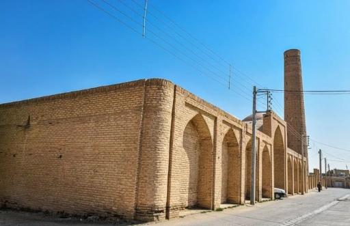 عکس کاروانسرای شاه عباسی برسیان